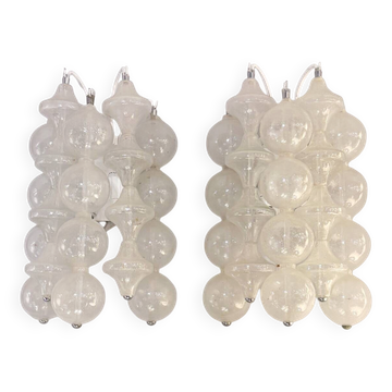 Paire d'appliques Tulipan par J.T. Kalmar - Autriche 1960