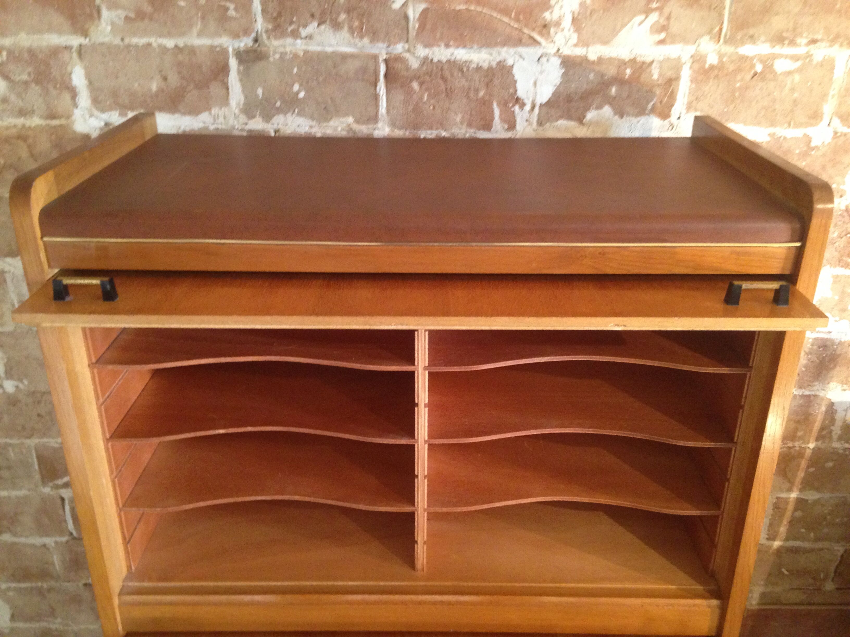 Furniture storage year 50 wood and skai has 16 compartments