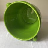 Cache-pot vert vernissé