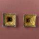 Pair of antique brass candlesticks