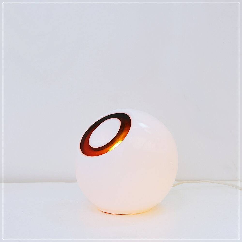 Lampe de table en verre de Murano style Space Age vers 1960