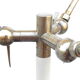 Stilnovo design floor lamp three arms years 50 in alluminium marble, rarest