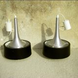 Pair of vintage 1970 luminaires