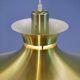 Danish hanging lamp in brass, 1970s