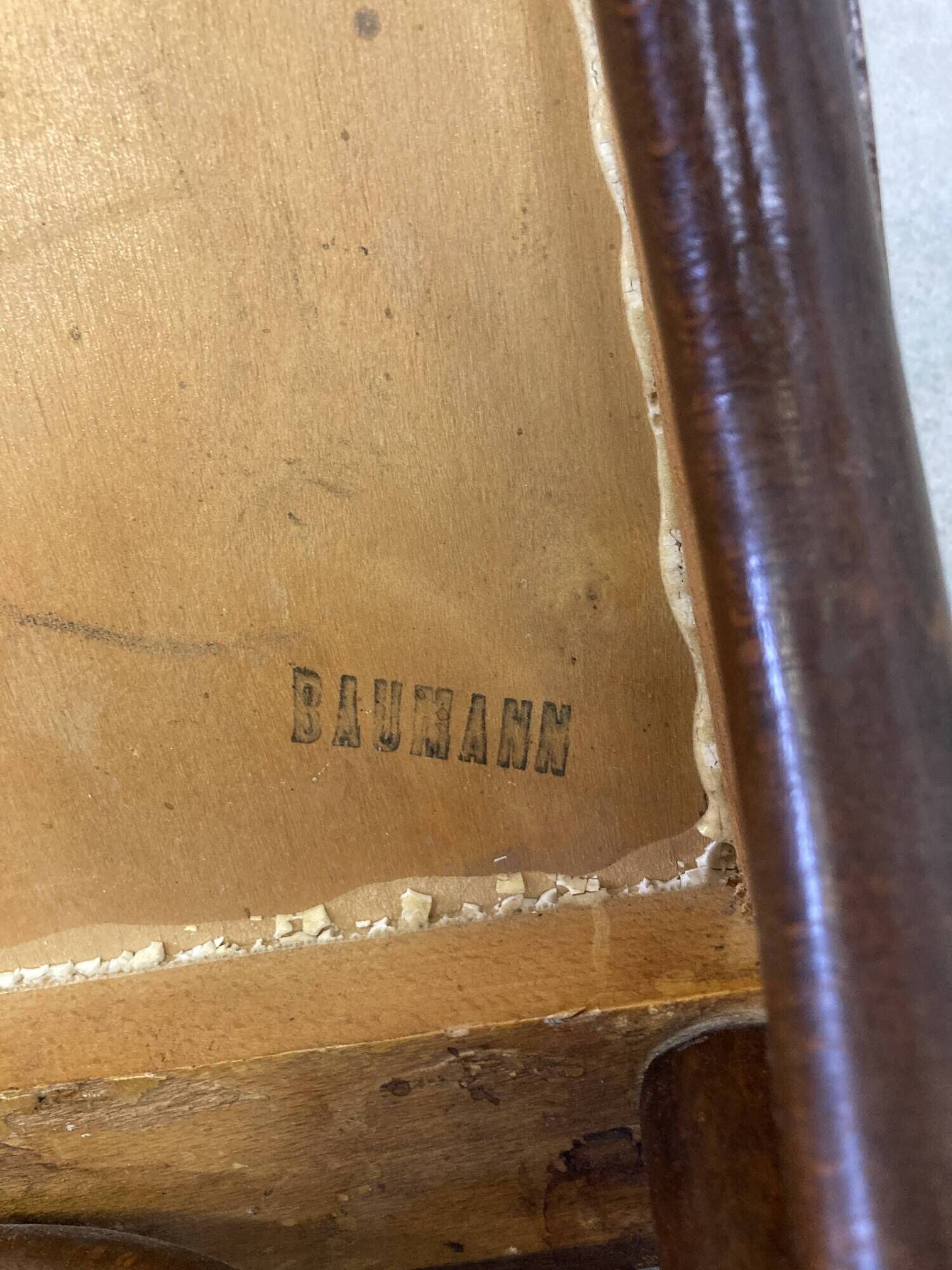 Chaise bistrot Baumann vintage