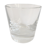 Crystal vase signed Baccarat France deco design vintage