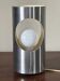 Vintage tube stainless steel lamp, 70s design