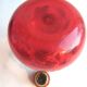 Small carafe Napoleon III red and gold Baccarat crystal, vine decoration