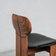 Set of Six 'Africa' Mid-Century Italian Dining Chairs by Scarpa