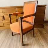 Orange armchair
