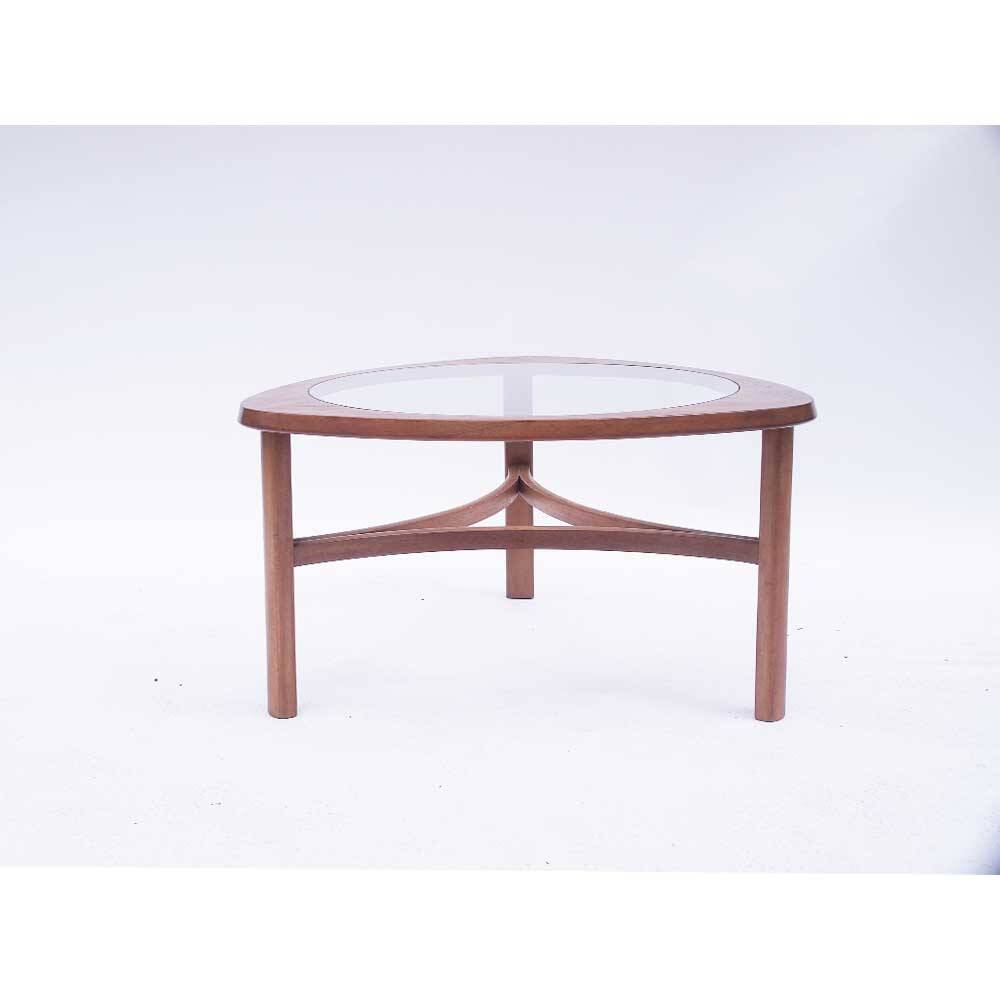 Nathan Tricester vintage dark honey coffee table