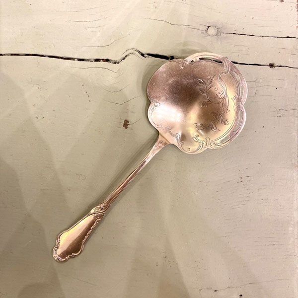 Silver strawberry spoon, Boivin