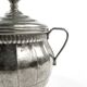 Art Nouveau sugar bowl, silver-plated brass, Berndorf, Germany, early 20th century