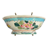 Coupe Plate Empty Pocket Family Rose Celadon Porcelain Peranakan Qing