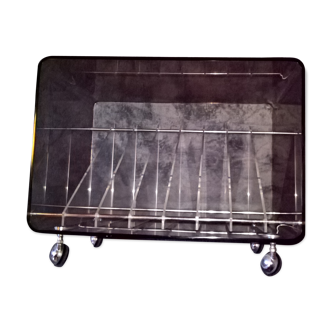 Range vinyles en plexiglas