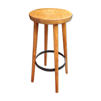 Former wooden and metal bar stool 60/70