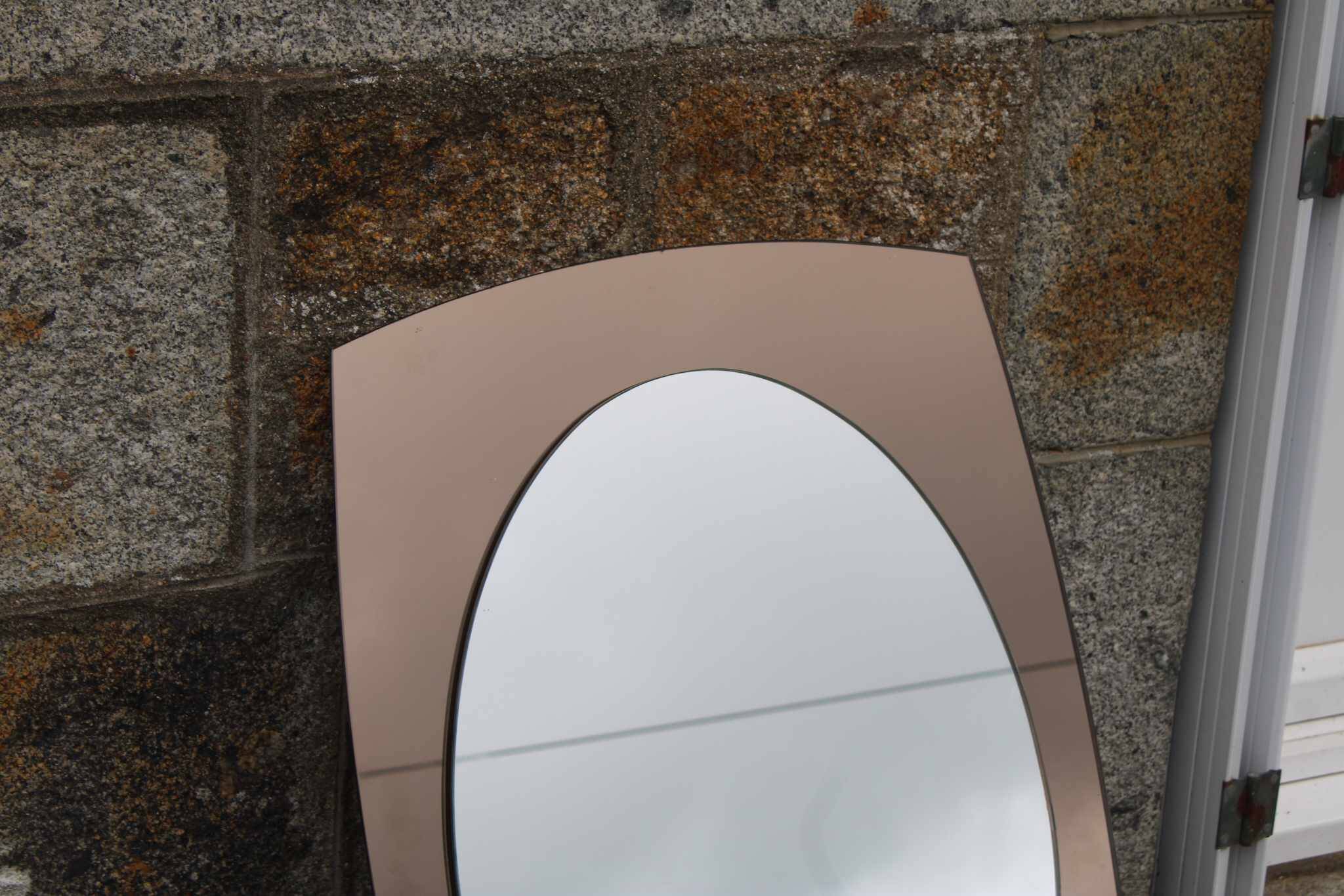 Smoked two-layer mirror 60s/70s