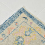6x8 Light Blue Modern Oushak Rug, 179x246Cm