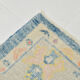 Tapis Oushak moderne bleu clair 6x8, 179x246cm