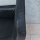 Art Deco armchair in leather
