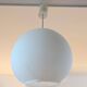 Pendant lamp opaline Lita design 70s