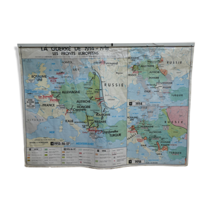 Carte d'école vintage - guerre
