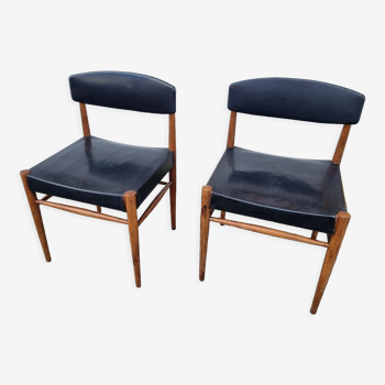 2 chaises scandinave de 1960