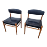 2 chaises scandinave de 1960