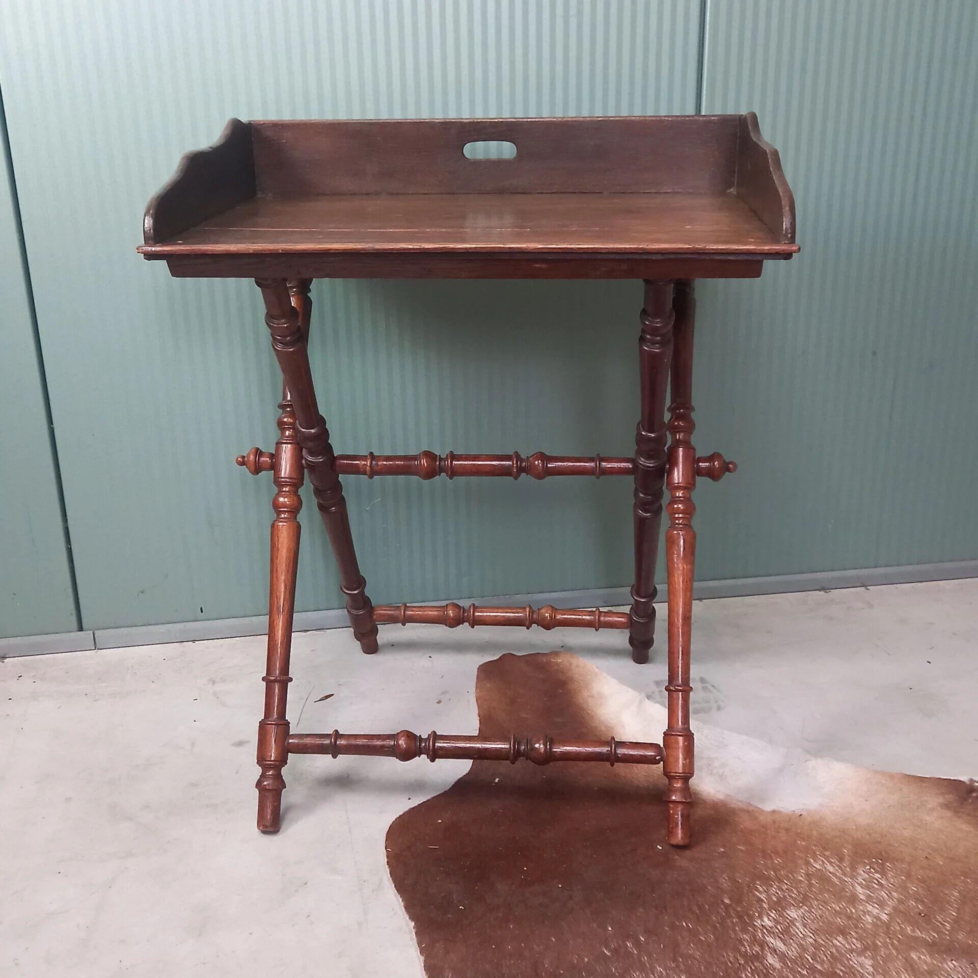 Georgian military campaign butler tray 19th century