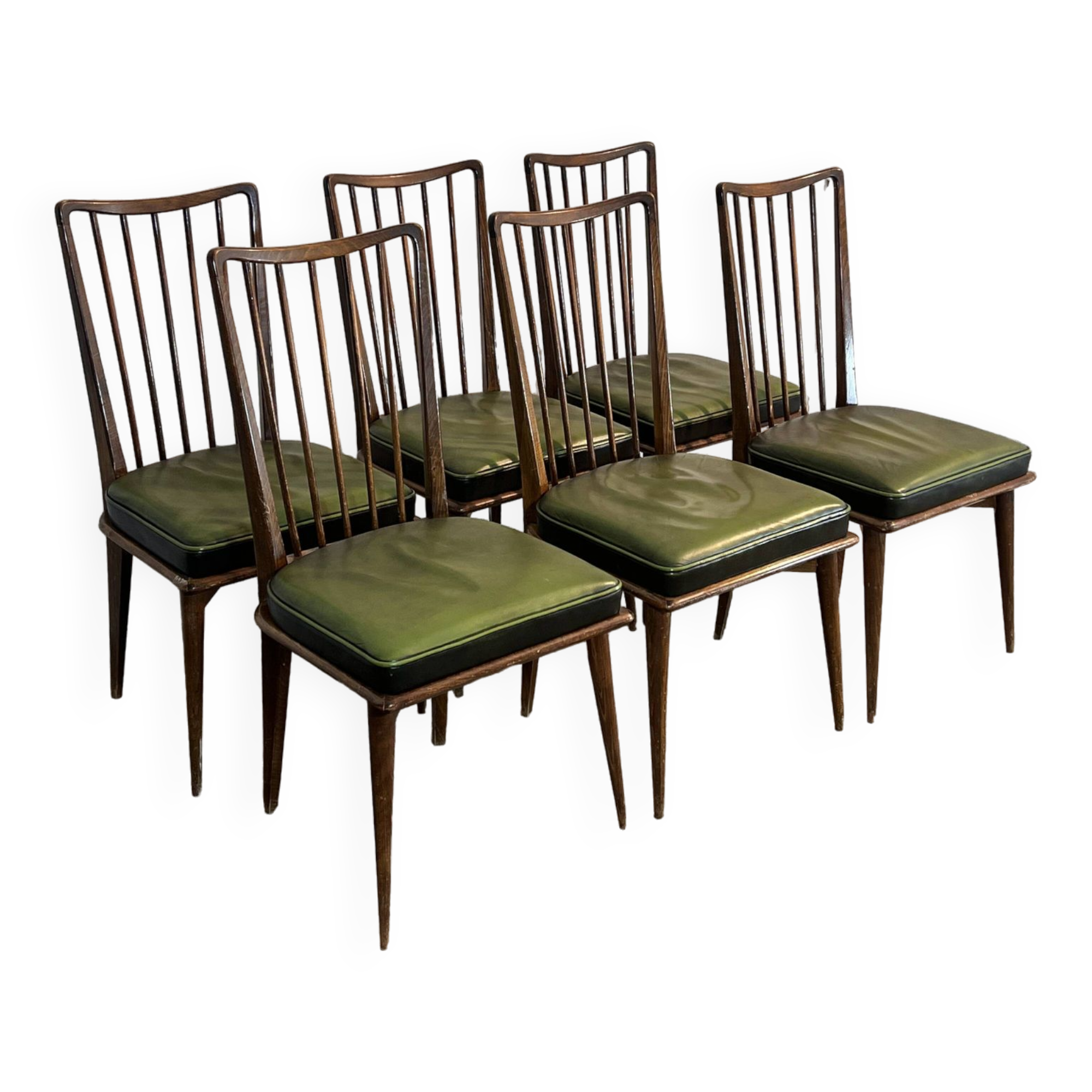 Dining room chairs, Charles Ramos 1950s