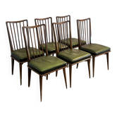 Dining room chairs, Charles Ramos 1950s