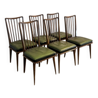 Dining room chairs, Charles Ramos 1950s