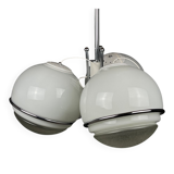 Large Italian globe pendant lamp by Gino Sarfatti, 1960s.