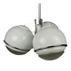 Large Italian globe pendant lamp by Gino Sarfatti, 1960s.