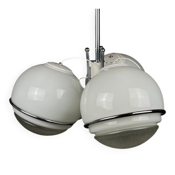 Suspension globe italienne par Gino Sarfatti, années 1960