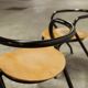 Pair of Mullca 300 chairs by Jacques Hitier 1949 restored