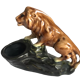 Zoomorphic lion ceramic egg cup