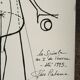 Nice press fashion illustration Paco Rabanne.  spring collection - summer 1995