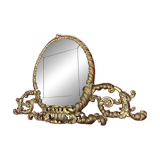 19th Century Florentine Eclectic Gilt Wood Mirror with Cinematic Provenance, 1890s