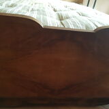Bed frame with headboard whiskers