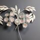 Applique vintage florale par Hans Kögl, 1970