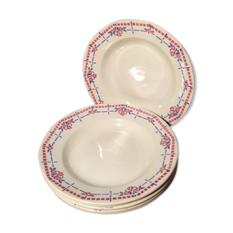 6 soup plates CM Paris suite