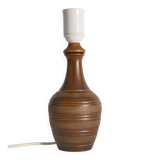 Brown Stoneware Table Lamp, Model number 59617, by Scheurich West Germany 1960s