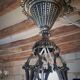 Chandelier Muller brothers Lunéville time Bowl Deco