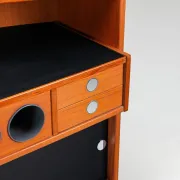 Erik Buch boomerang dry bar set in teak Dyrlund Denmark 1960