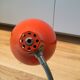 Lamp flexible orange vintage of the 1970s