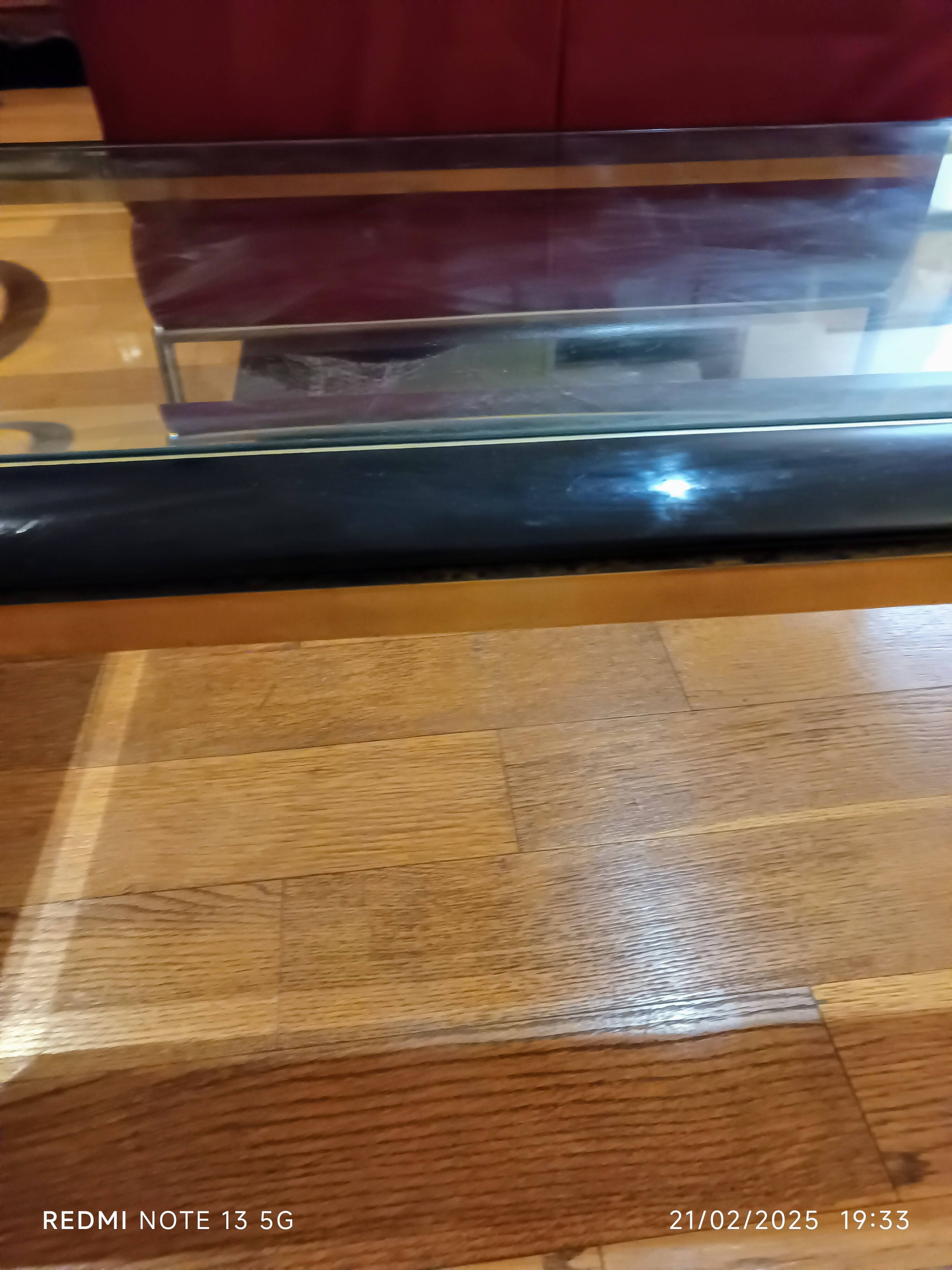 élégante table basse Hollywood Regency 1970