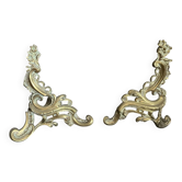 Chenets Louis XV