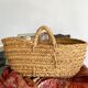 Moroccan basket vegetable fibers