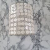 Vintage mother-of-pearl and nylon lampshade
